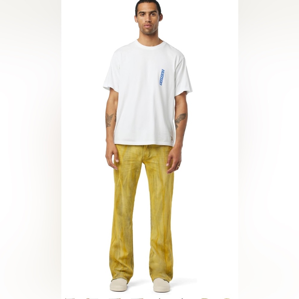 Hudson Mens Walker Kick Flare